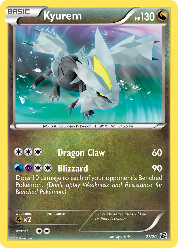 Kyurem (21/20) [Black & White: Dragon Vault] | Galaxy Games LLC