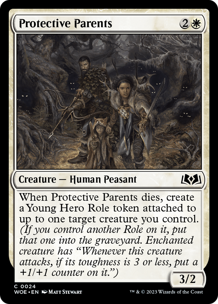 Protective Parents [Wilds of Eldraine] | Galaxy Games LLC