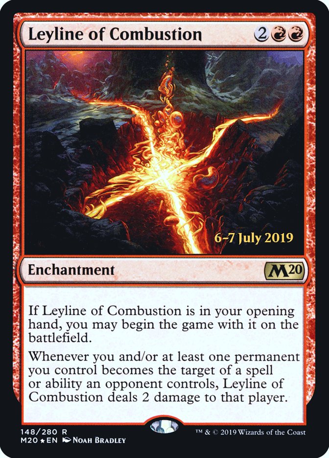 Leyline of Combustion [Core Set 2020 Prerelease Promos] | Galaxy Games LLC