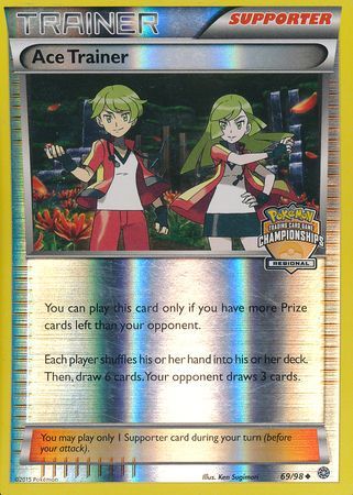 Ace Trainer (69/98) (Regional Championship Promo) [XY: Ancient Origins] | Galaxy Games LLC