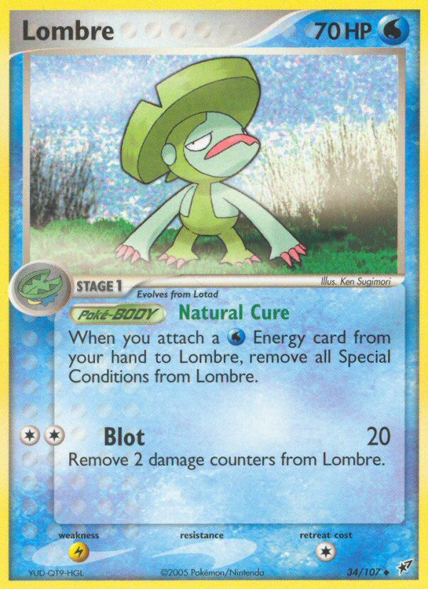 Lombre (34/107) [EX: Deoxys] | Galaxy Games LLC