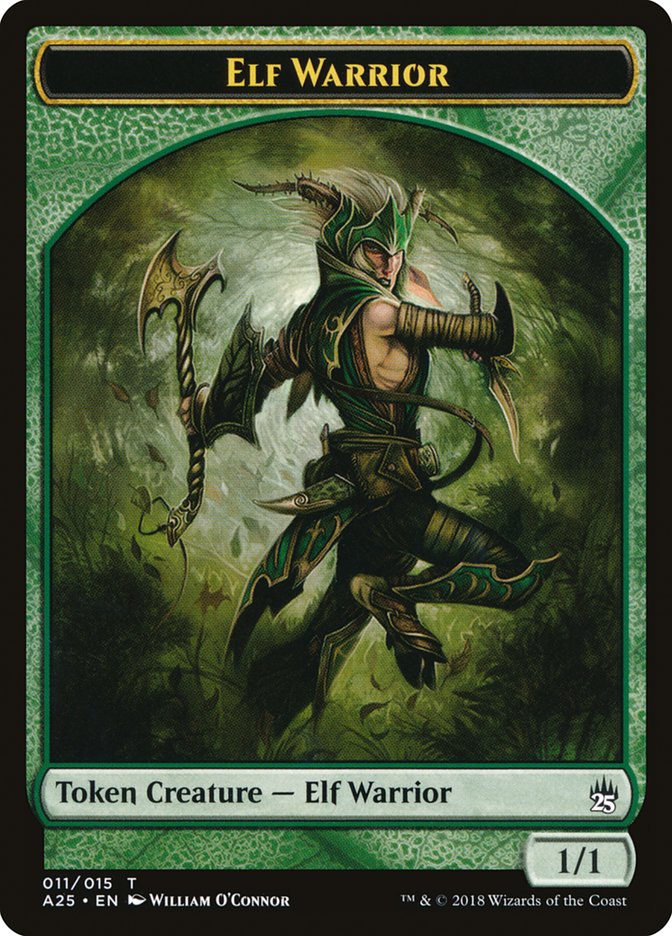 Elf Warrior Token [Masters 25 Tokens] | Galaxy Games LLC