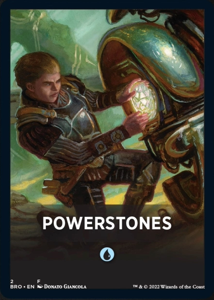 Powerstones Theme Card [The Brothers' War Tokens] | Galaxy Games LLC