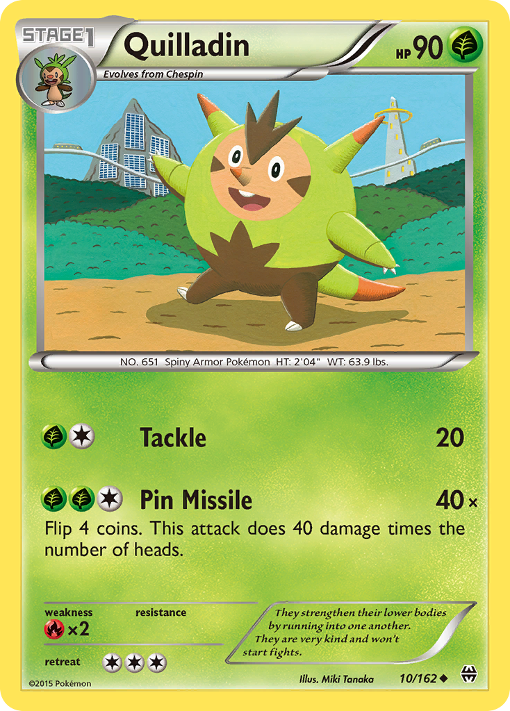 Quilladin (10/162) [XY: BREAKthrough] | Galaxy Games LLC