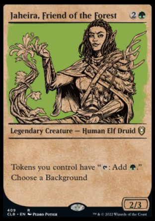Jaheira, Friend of the Forest (Showcase) [Commander Legends: Battle for Baldur's Gate] | Galaxy Games LLC