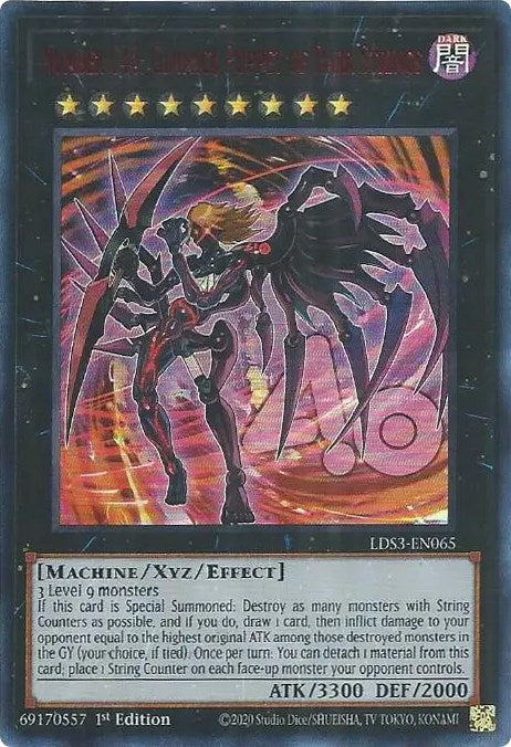 Number C40: Gimmick Puppet of Dark Strings (Red) [LDS3-EN065] Ultra Rare | Galaxy Games LLC