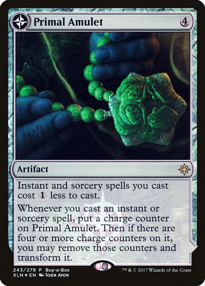 Primal Amulet // Primal Wellspring (Buy-A-Box) [Ixalan Treasure Chest] | Galaxy Games LLC