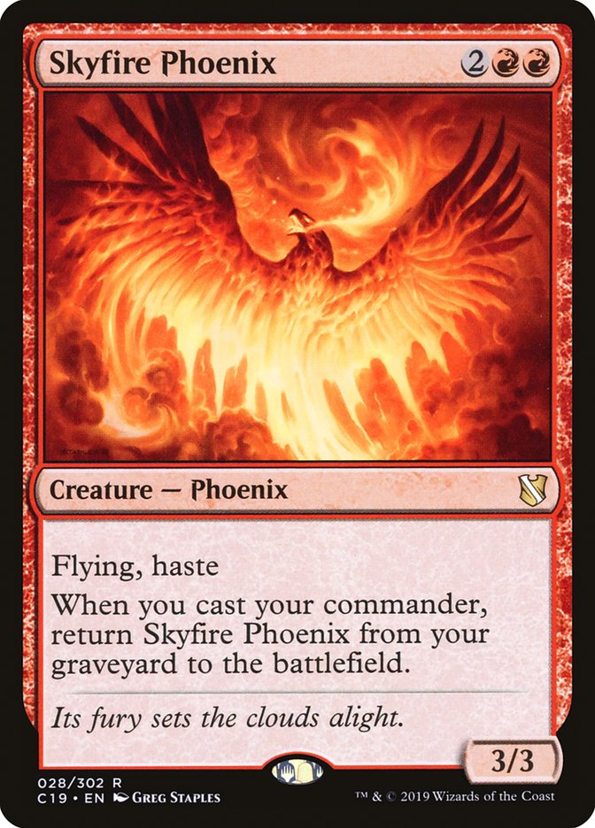 Skyfire Phoenix [Commander 2019] | Galaxy Games LLC