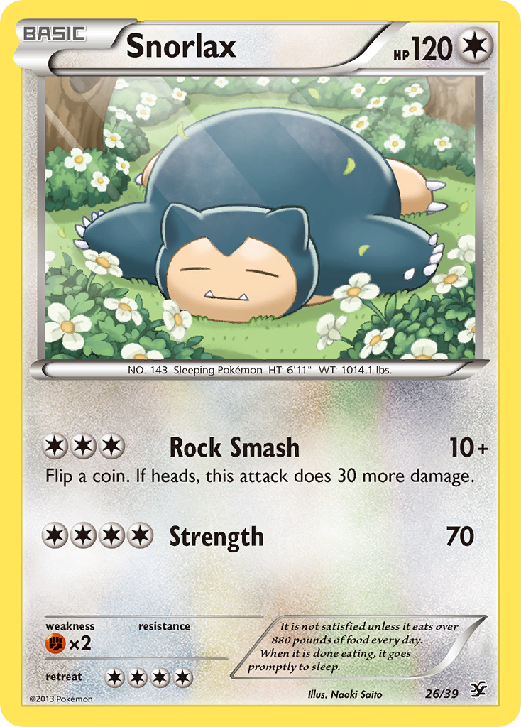 Snorlax (26/39) [XY: Kalos Starter Set] | Galaxy Games LLC