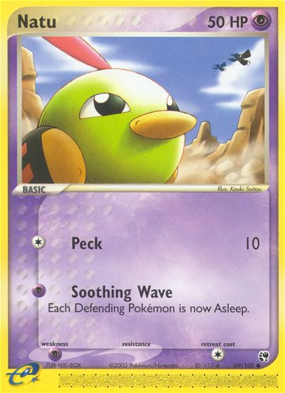 Natu (69/100) [EX: Sandstorm] | Galaxy Games LLC