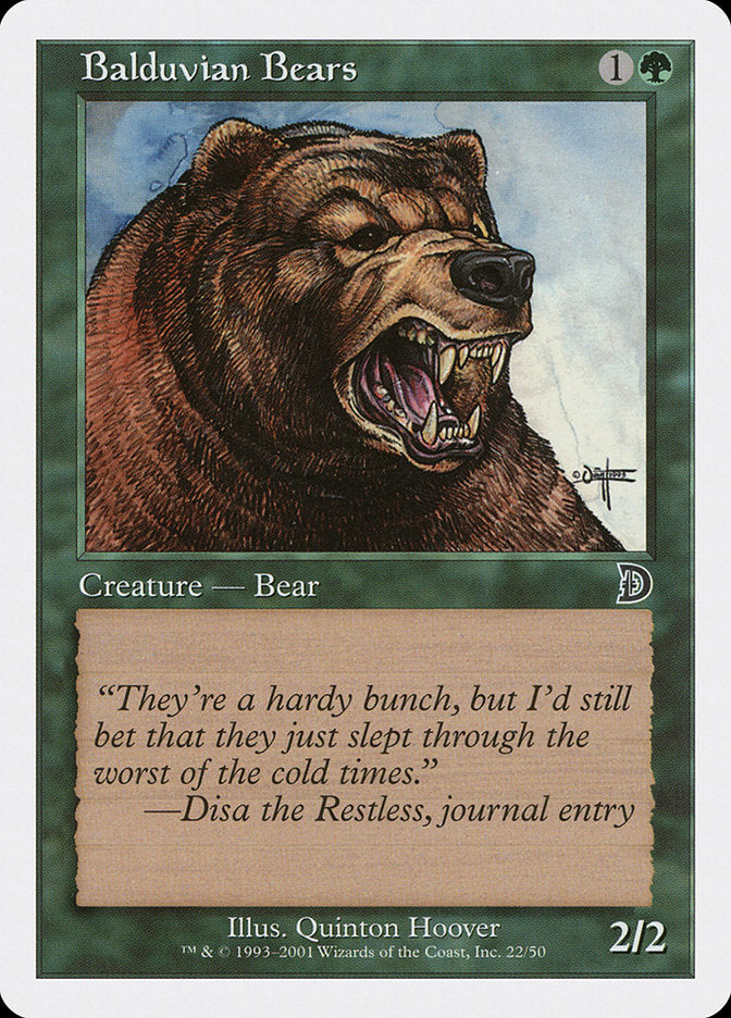 Balduvian Bears [Deckmasters] | Galaxy Games LLC