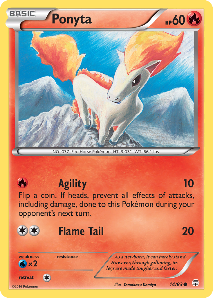 Ponyta (14/83) [XY: Generations] | Galaxy Games LLC