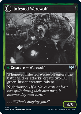 Infestation Expert // Infested Werewolf [Innistrad: Double Feature] | Galaxy Games LLC