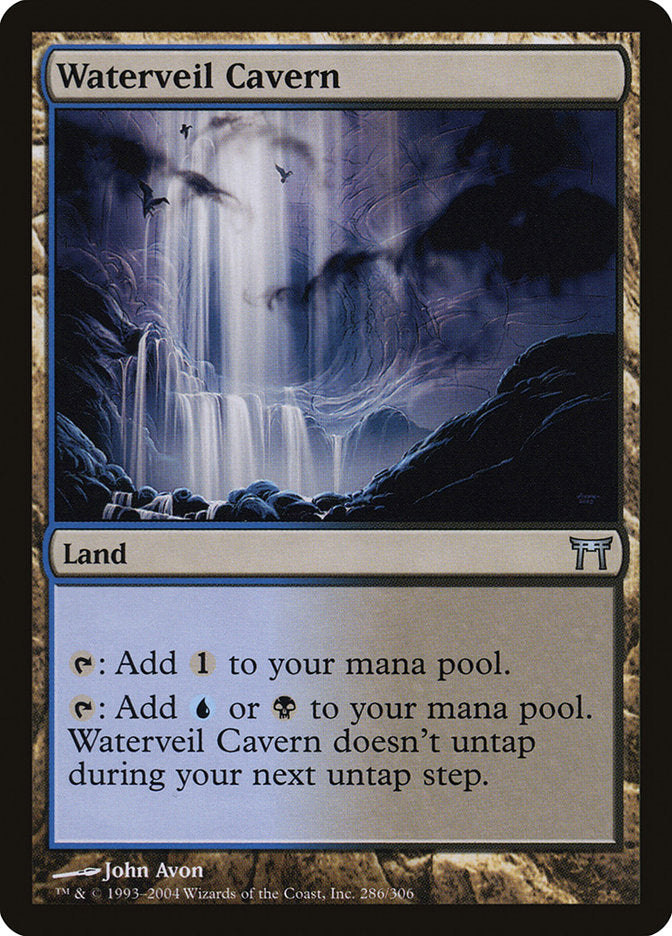 Waterveil Cavern [Champions of Kamigawa] | Galaxy Games LLC