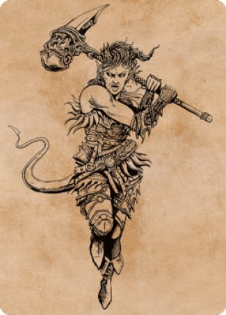 Karlach, Fury of Avernus Art Card (54) [Commander Legends: Battle for Baldur's Gate Art Series] | Galaxy Games LLC
