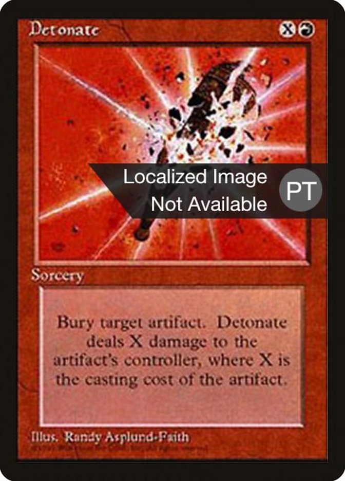 Detonate [Fourth Edition (Foreign Black Border)] | Galaxy Games LLC