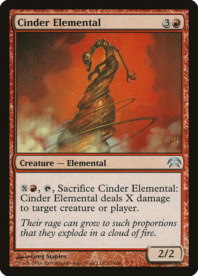 Cinder Elemental [Planechase] | Galaxy Games LLC