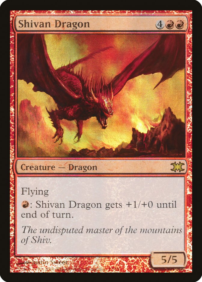 Shivan Dragon [From the Vault: Dragons] | Galaxy Games LLC