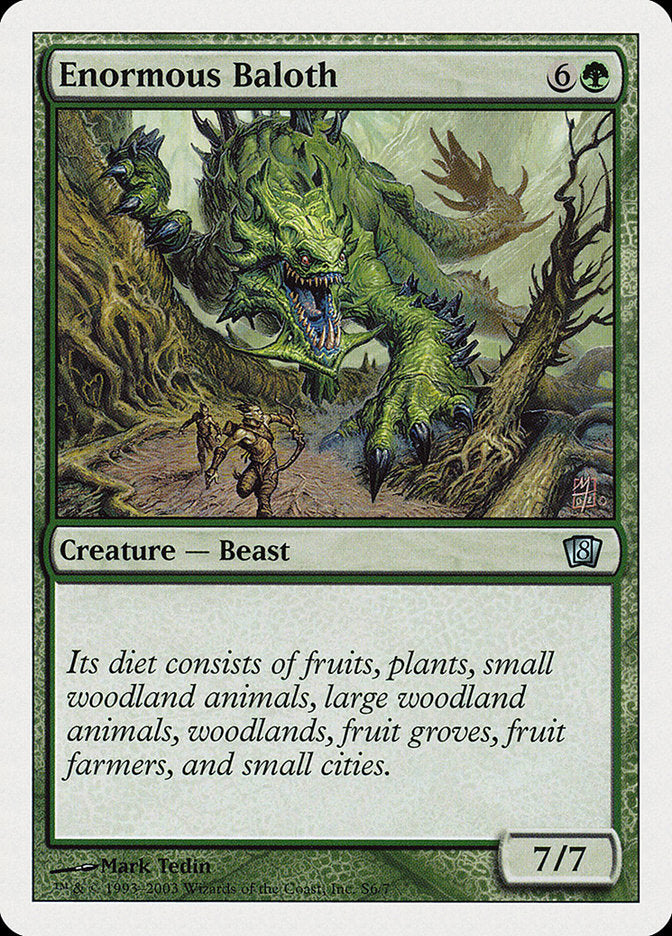Enormous Baloth [Eighth Edition] | Galaxy Games LLC