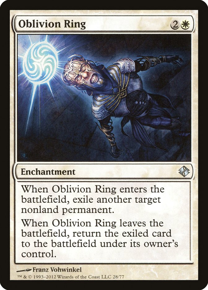 Oblivion Ring [Duel Decks: Venser vs. Koth] | Galaxy Games LLC