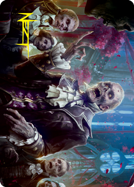 Undead Butler Art Card (Gold-Stamped Signature) [Innistrad: Crimson Vow Art Series] | Galaxy Games LLC