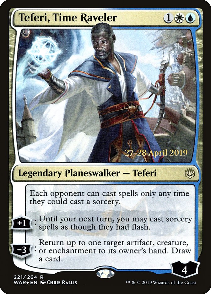 Teferi, Time Raveler [War of the Spark Prerelease Promos] | Galaxy Games LLC