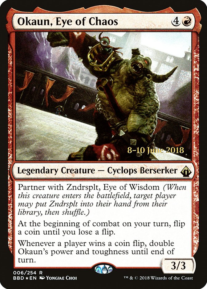 Okaun, Eye of Chaos [Battlebond Prerelease Promos] | Galaxy Games LLC