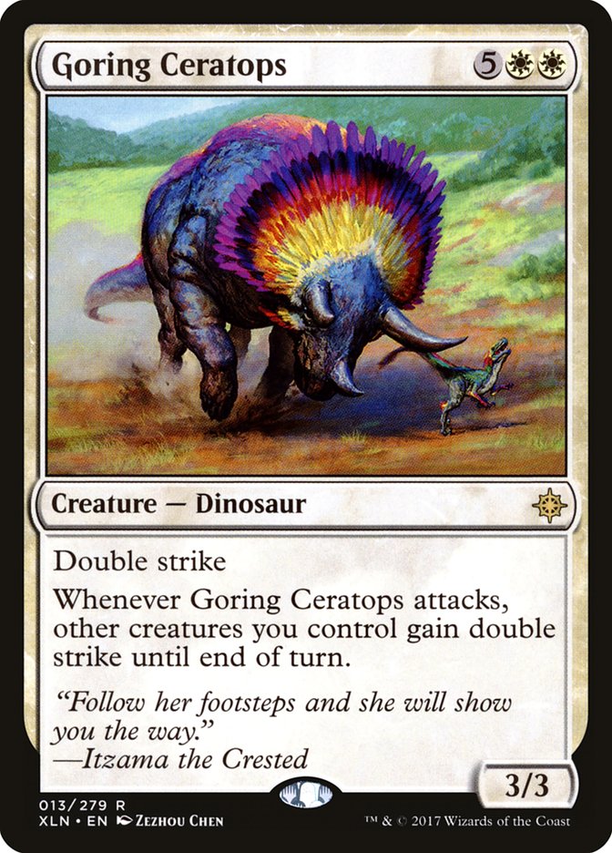 Goring Ceratops [Ixalan] | Galaxy Games LLC