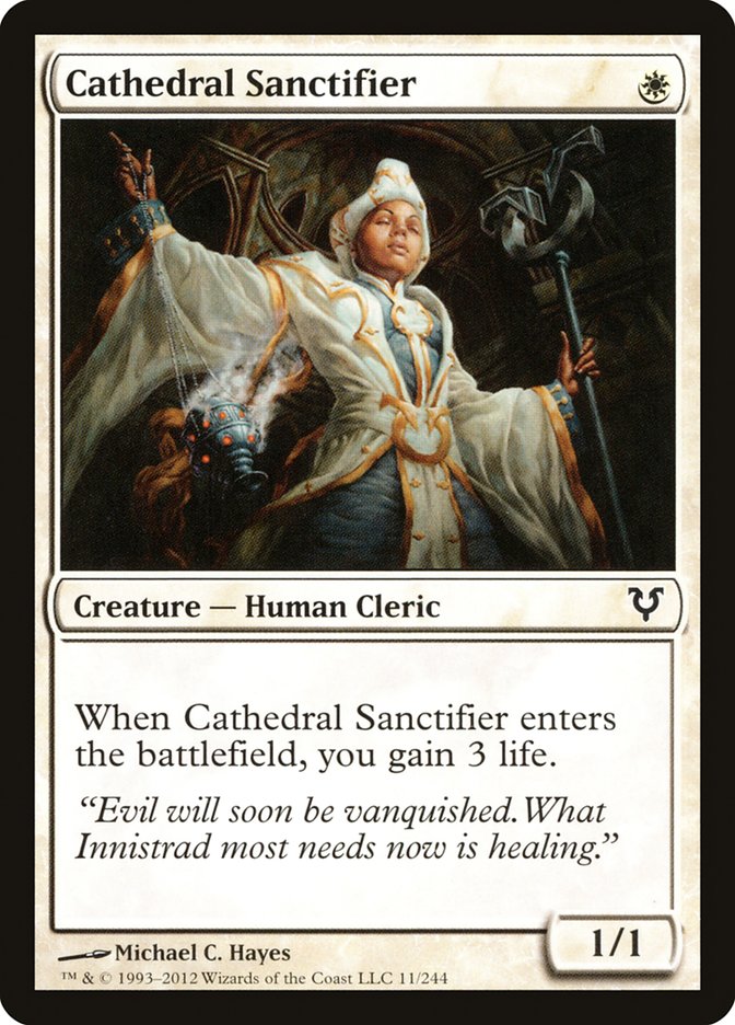 Cathedral Sanctifier [Avacyn Restored] | Galaxy Games LLC