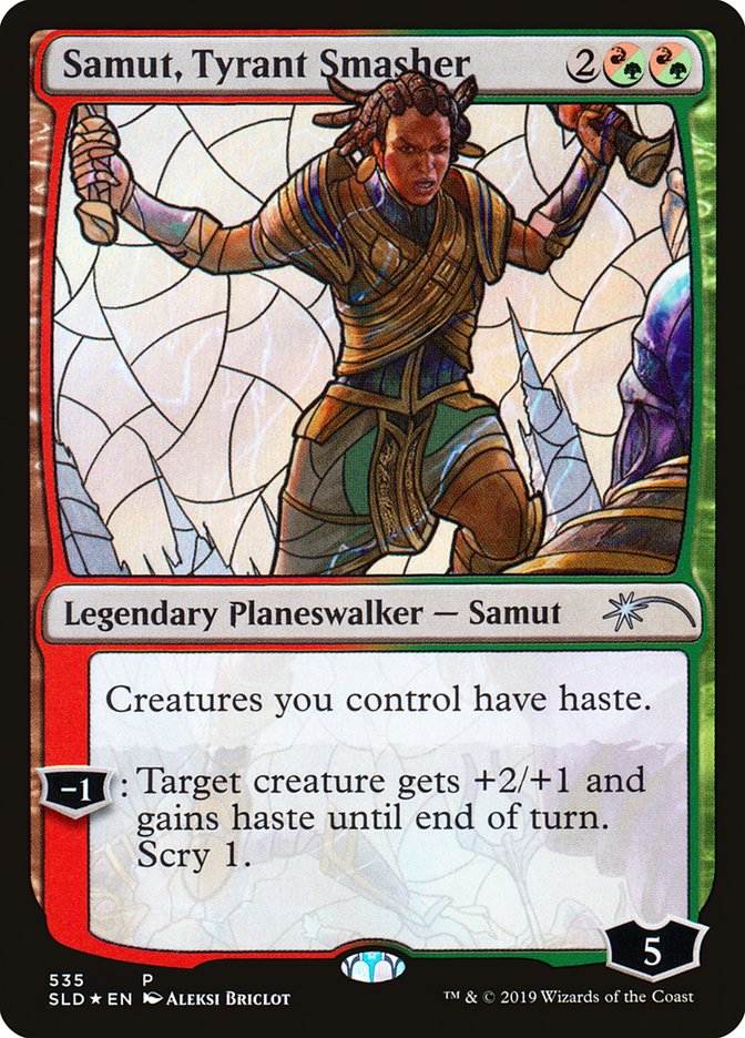 Samut, Tyrant Smasher (Stained Glass) [Secret Lair Drop Promos] | Galaxy Games LLC