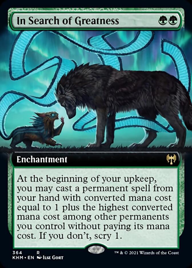 In Search of Greatness (Extended Art) [Kaldheim] | Galaxy Games LLC