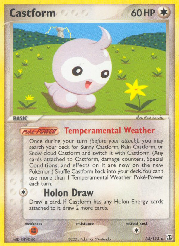 Castform (34/113) [EX: Delta Species] | Galaxy Games LLC