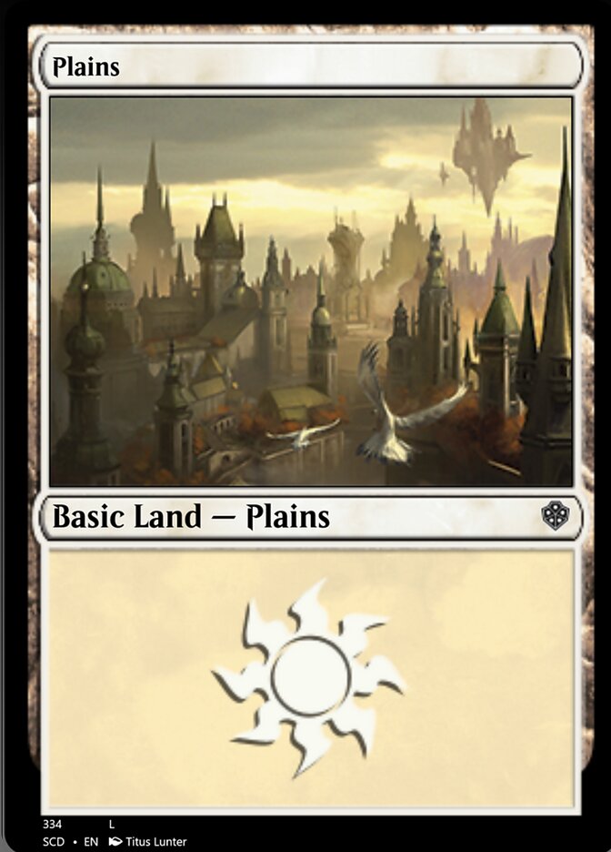 Plains (334) [Starter Commander Decks] | Galaxy Games LLC