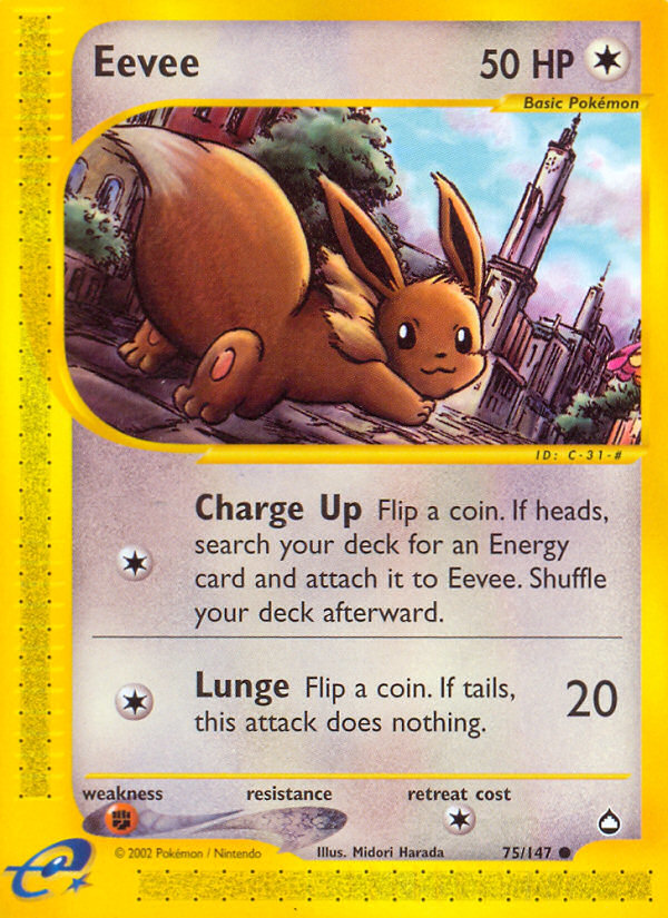 Eevee (75/147) [Aquapolis] | Galaxy Games LLC