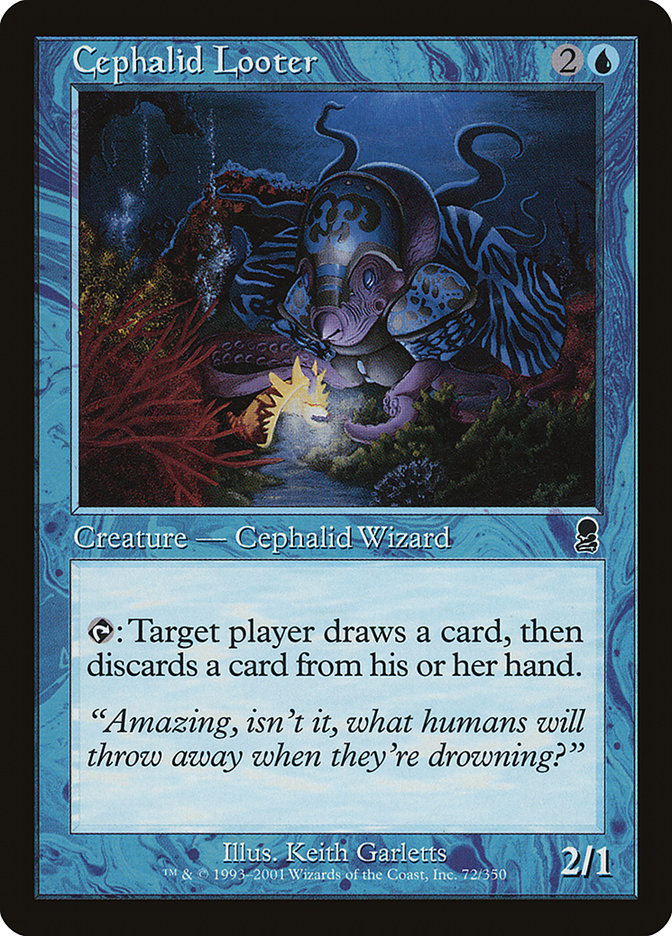 Cephalid Looter (Misprinted) [Odyssey] | Galaxy Games LLC