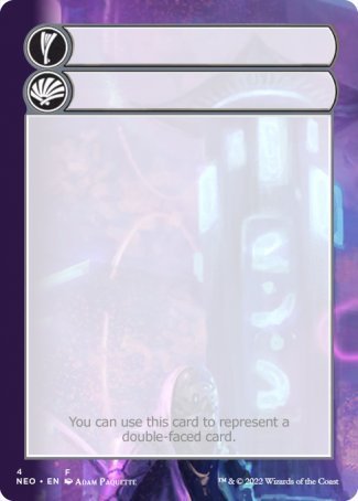 Helper Card (4/9) [Kamigawa: Neon Dynasty Tokens] | Galaxy Games LLC