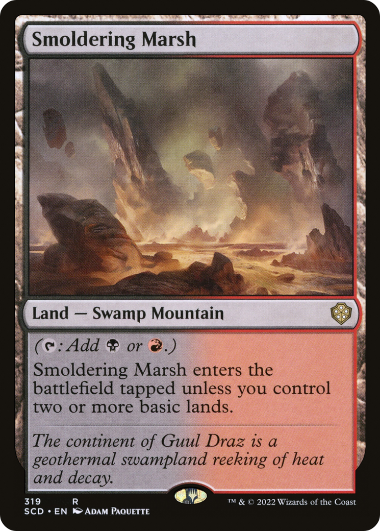 Smoldering Marsh [Starter Commander Decks] | Galaxy Games LLC