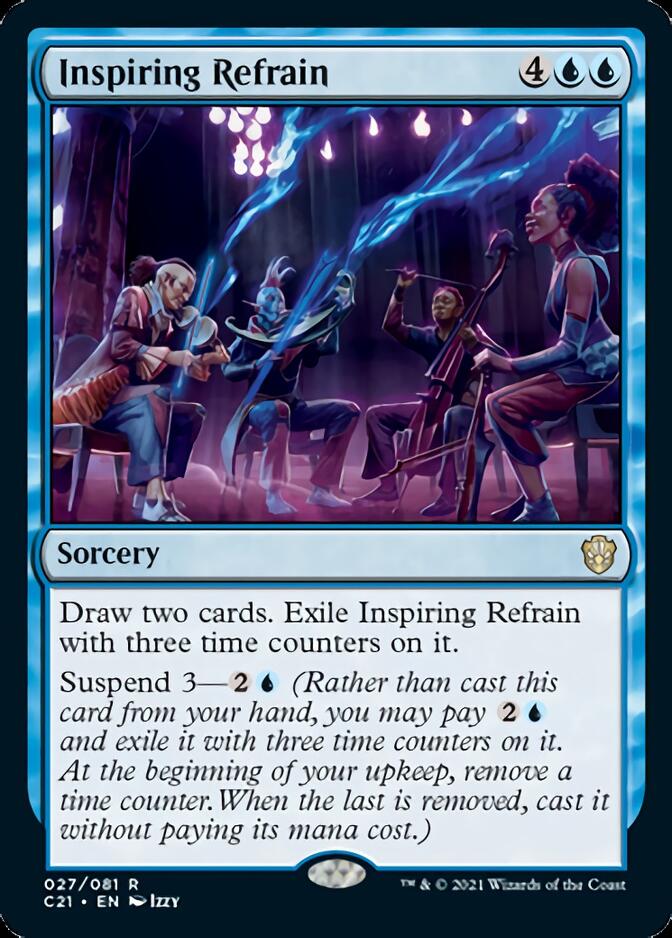 Inspiring Refrain [Commander 2021] | Galaxy Games LLC