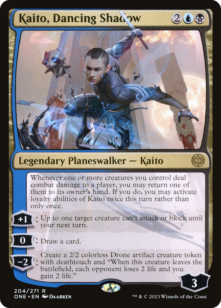 Kaito, Dancing Shadow [Phyrexia: All Will Be One] | Galaxy Games LLC