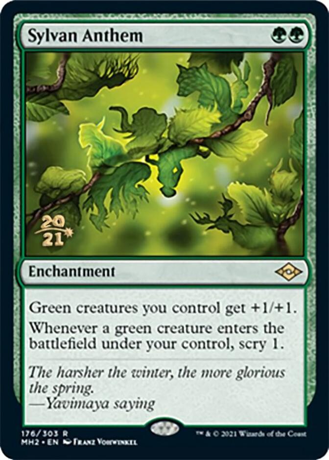 Sylvan Anthem [Modern Horizons 2 Prerelease Promos] | Galaxy Games LLC