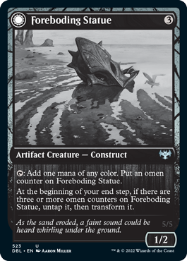 Foreboding Statue // Forsaken Thresher [Innistrad: Double Feature] | Galaxy Games LLC