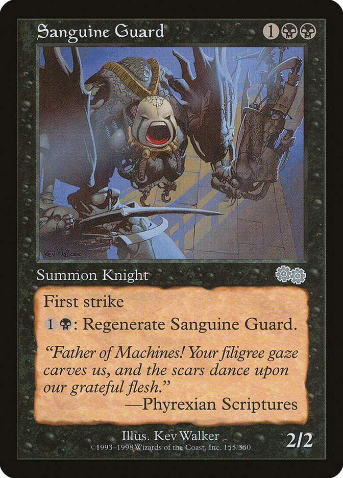 Sanguine Guard [Urza's Saga] | Galaxy Games LLC