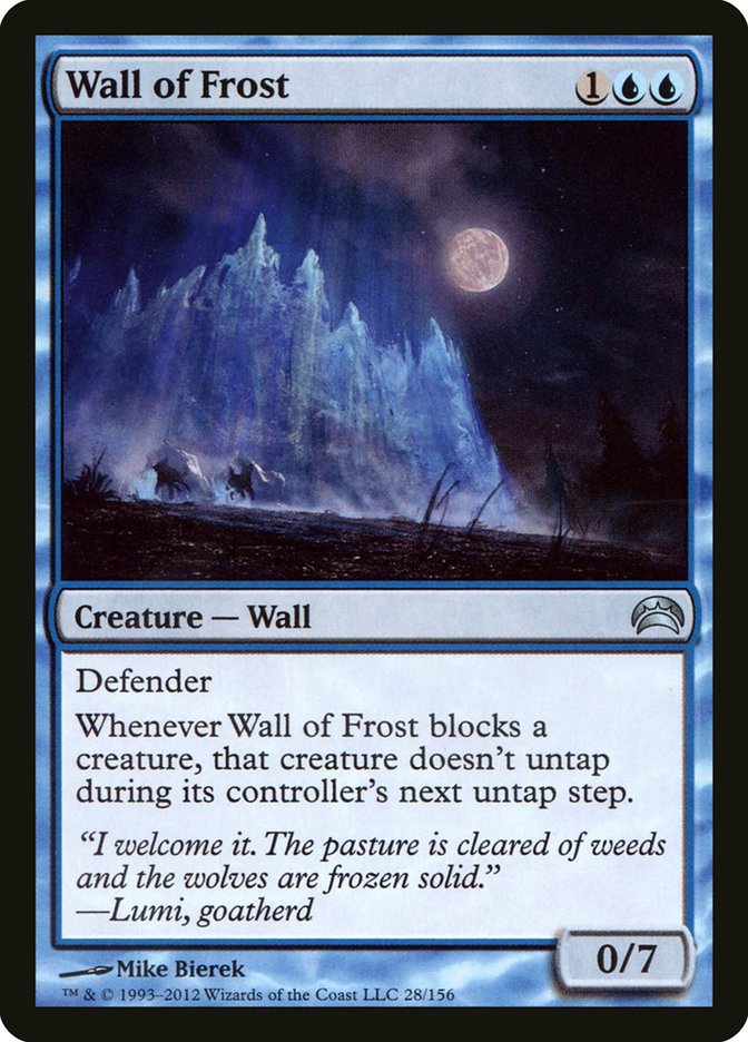 Wall of Frost [Planechase 2012] | Galaxy Games LLC