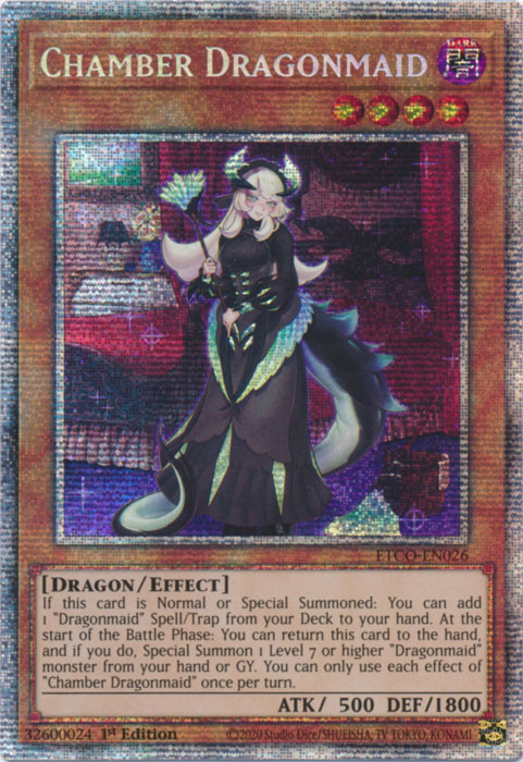 Chamber Dragonmaid [ETCO-EN026] Starlight Rare | Galaxy Games LLC