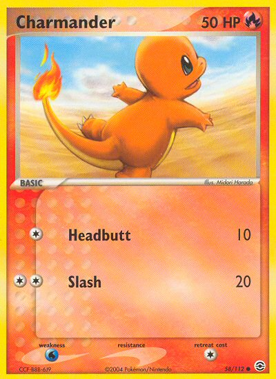 Charmander (58/112) [EX: FireRed & LeafGreen] | Galaxy Games LLC