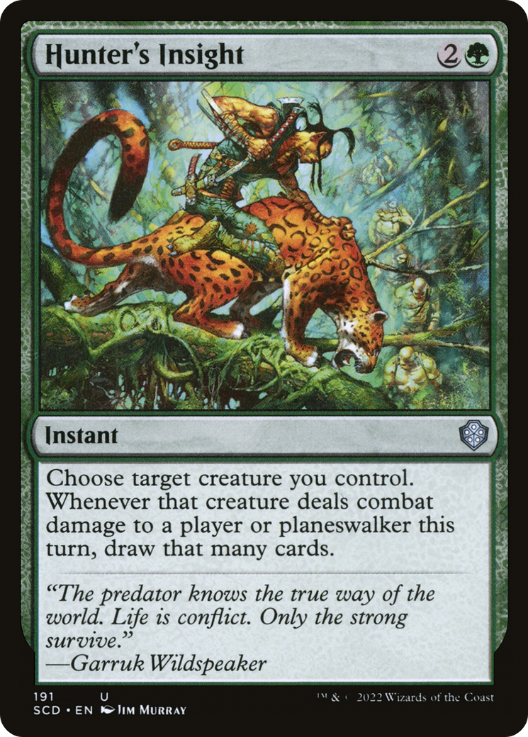 Hunter's Insight [Starter Commander Decks] | Galaxy Games LLC