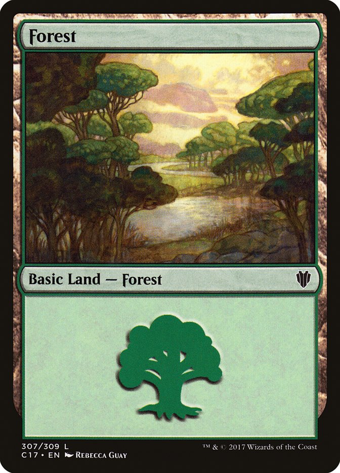 Forest (307) [Commander 2017] | Galaxy Games LLC