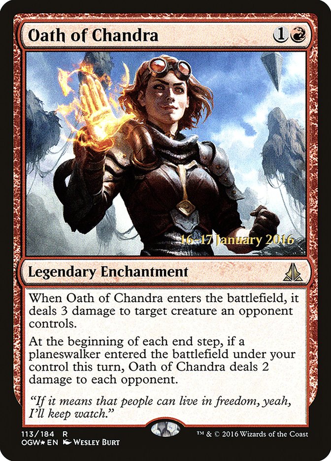 Oath of Chandra [Oath of the Gatewatch Prerelease Promos] | Galaxy Games LLC