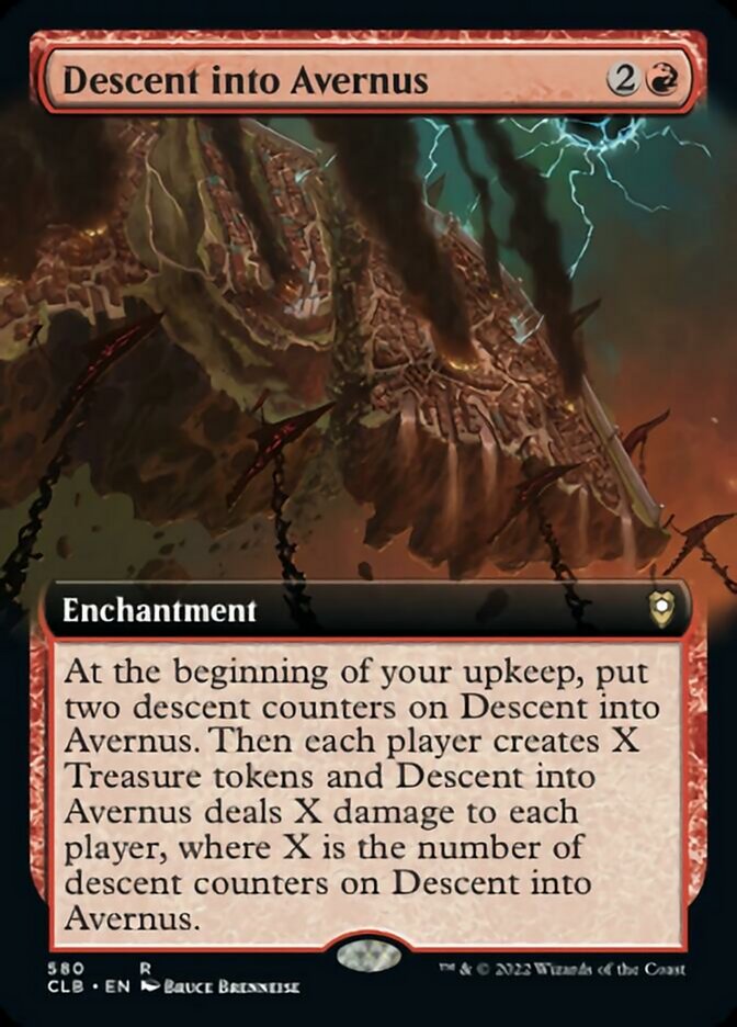 Descent into Avernus (Extended Art) [Commander Legends: Battle for Baldur's Gate] | Galaxy Games LLC