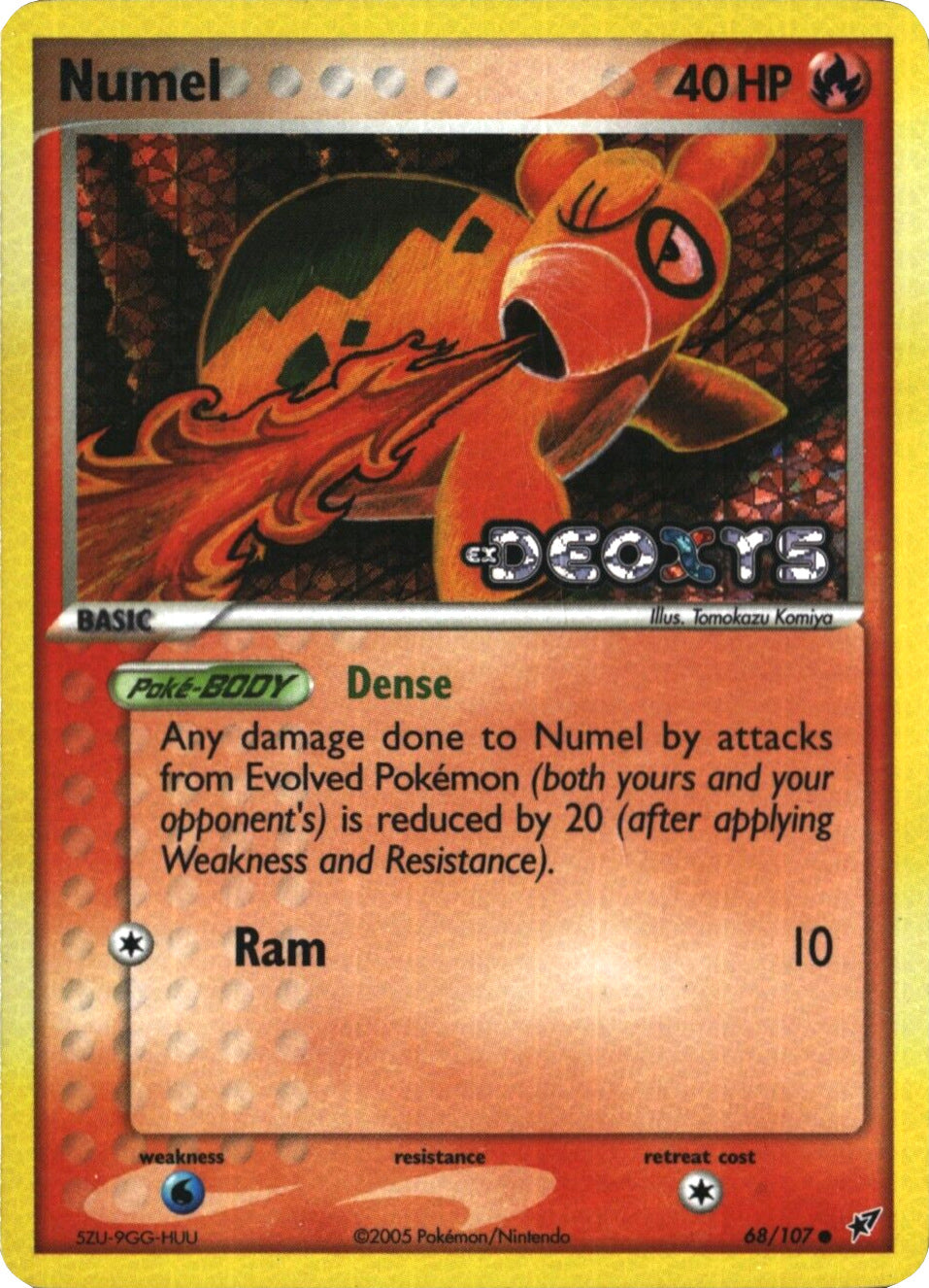 Numel (68/107) (Stamped) [EX: Deoxys] | Galaxy Games LLC